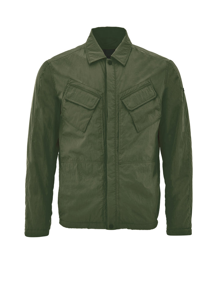 Giubbino Overshirt in Tessuto Tecnico Verde Paul & Shark