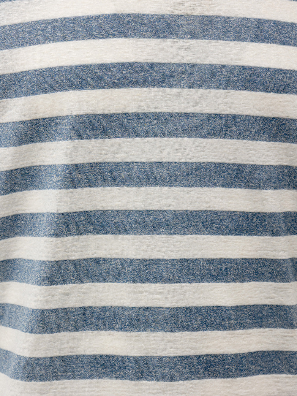 T-Shirt a Righe in Cotone Fiammato Gran Sasso