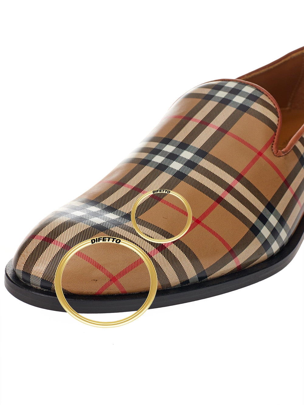 Mocasín a cuadros Burberry