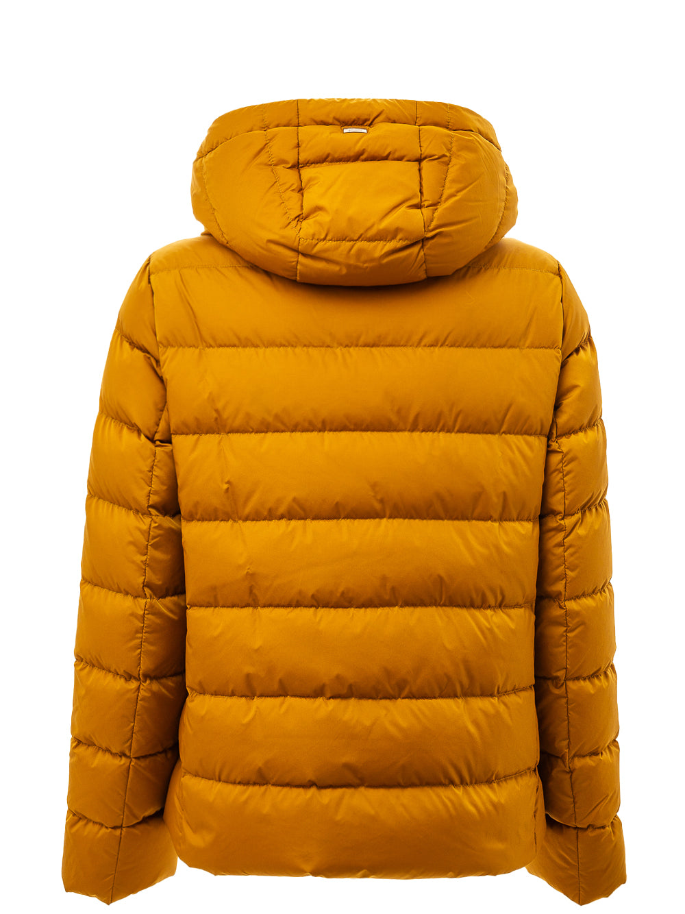 Chaqueta acolchada con capucha y cabello extraíble herno