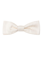 Papillon bianco in seta Dolce & Gabbana
