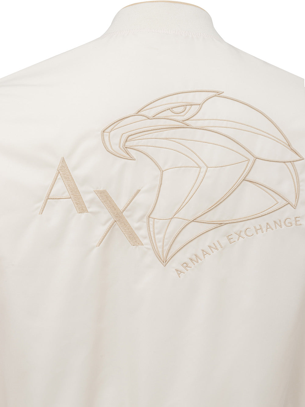 White jacket in Armani Exchange technical fabric