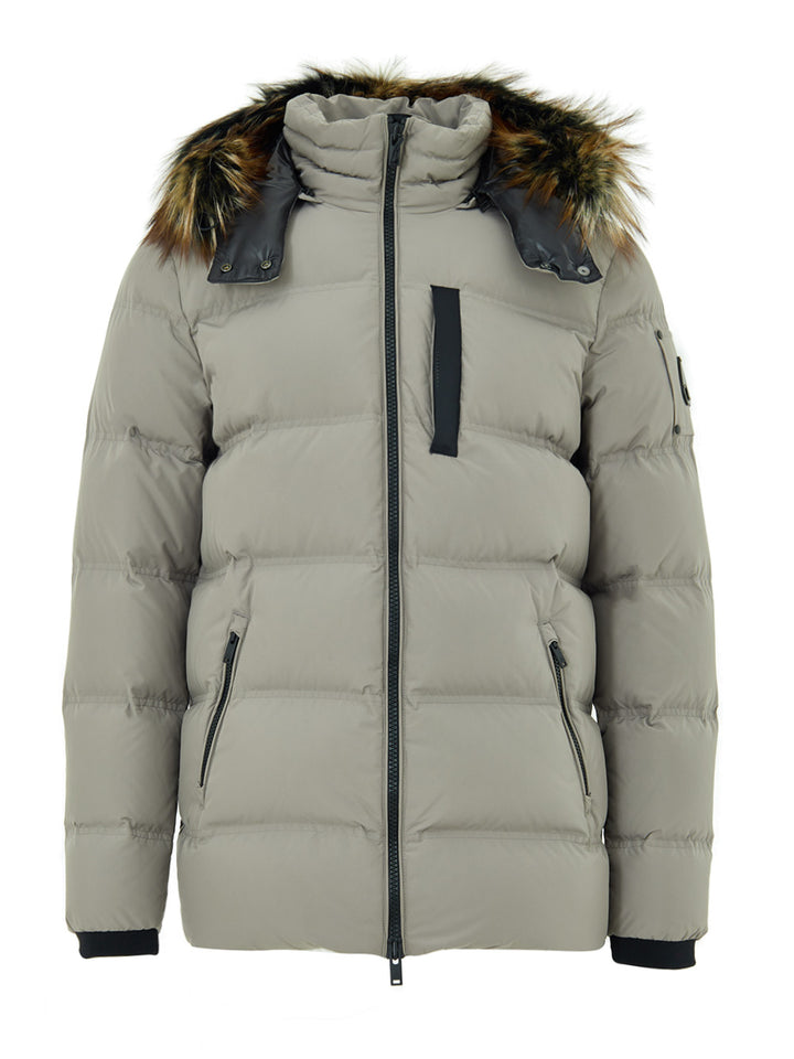 Giubbino Piumino Imbottito in Beige Moose Knuckles