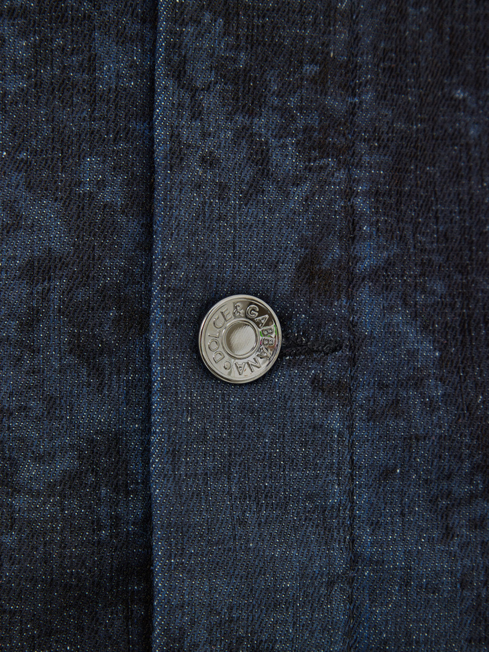 Giubbino Effetto Spalmato in Grigio Scuro Dolce & Gabbana