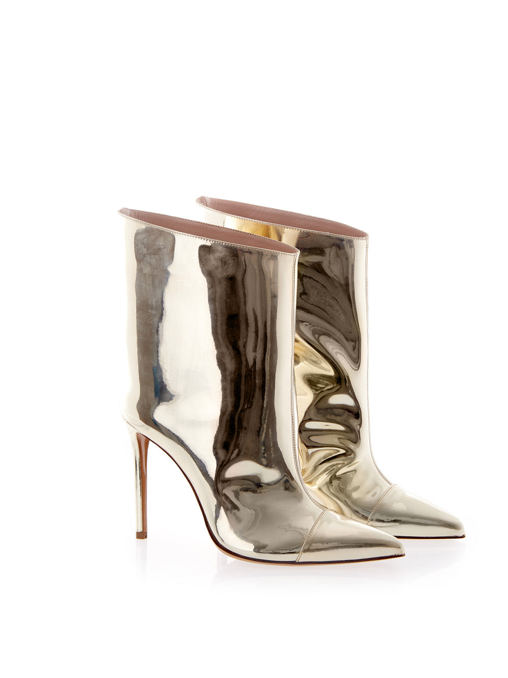 Alextoelow Alexandre Vauthier Platinum Ankle Boot