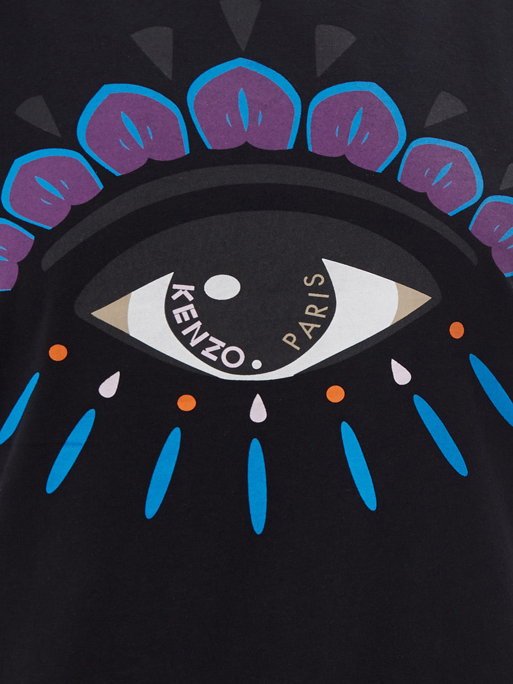 Camiseta Kenzo con estampado de ojos multicolor