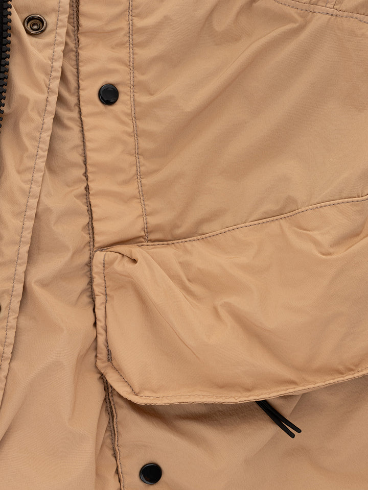 Beige jacket in C.P. technical fabric Company