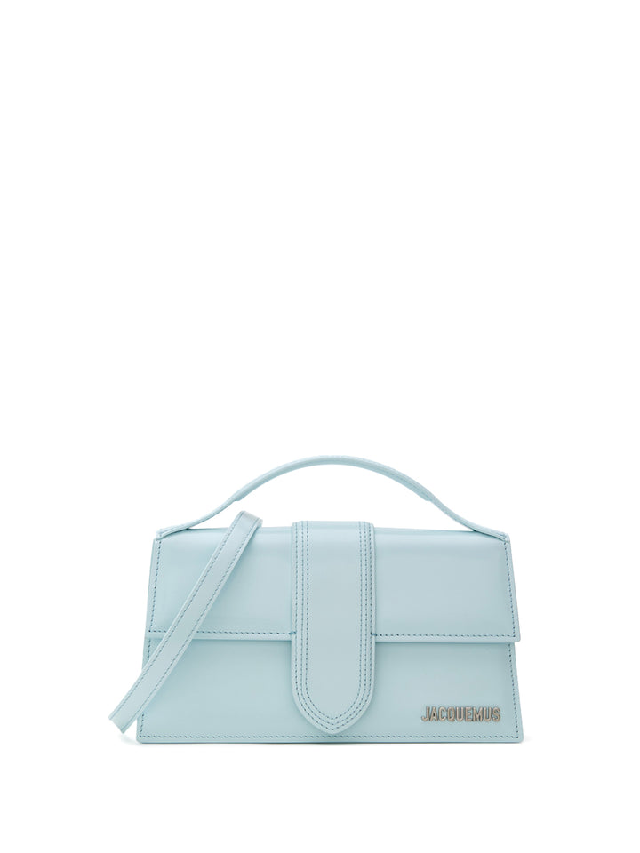 Le grand baby τσάντα σε μπλε δέρμα jacquemus
