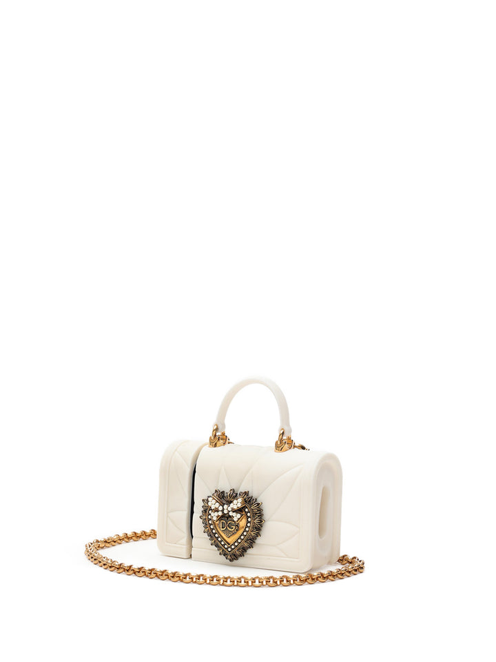 Cover AirPods Case in Silicone Bianco Devotion Dolce & Gabbana