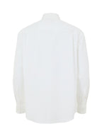 Camicia in Popeline di Cotone con Doppio Colletto Gucci