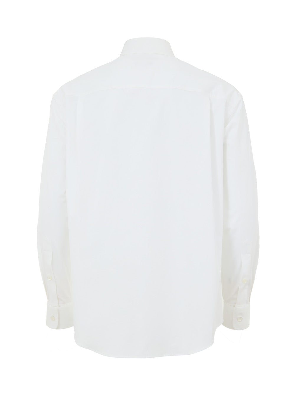 Camicia in Popeline di Cotone con Doppio Colletto Gucci