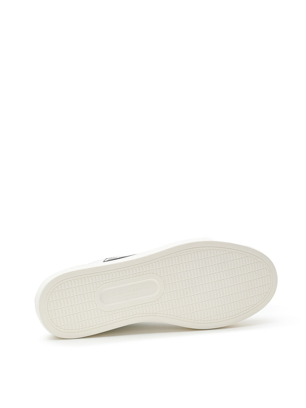 Sneakers Bassa in Pelle Bianca 'Prince' Dolce & Gabbana