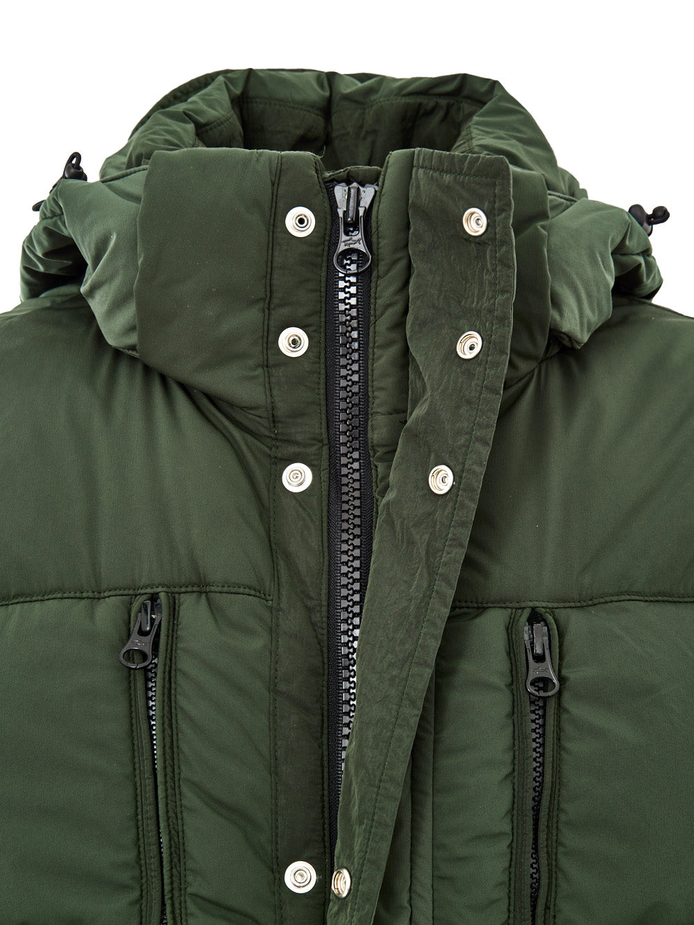 Giubbino Piumino Lungo Verde Paul & Shark