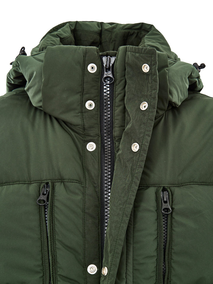 Giubbino Piumino Lungo Verde Paul & Shark