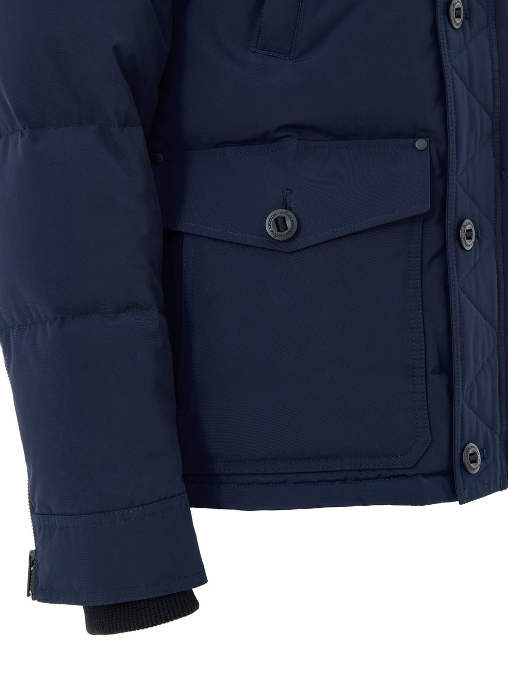 Field Jacket Imbottita in Blu Moose Knuckles