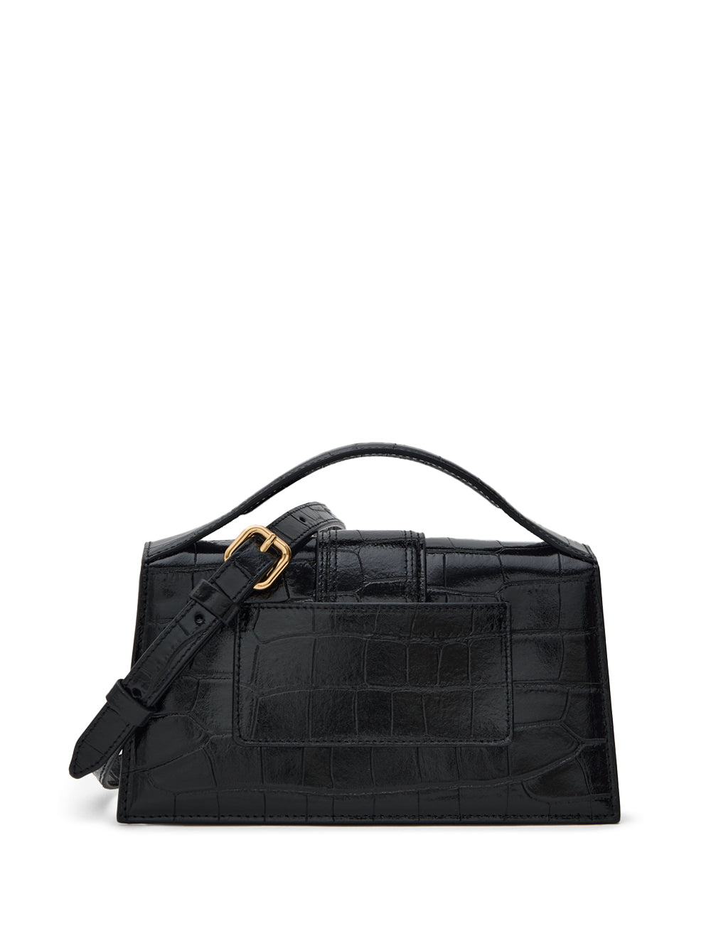 Borsa a Spalla Le Grand Bambino in Stampa Cocco Nero Jacquemus