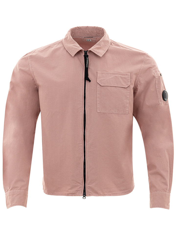 Overshirt Shirt in Pink CP Company