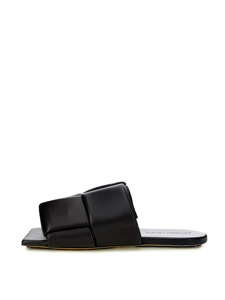 Slipper Sandal with Maxi Weaving in Bottega Veneta Leather