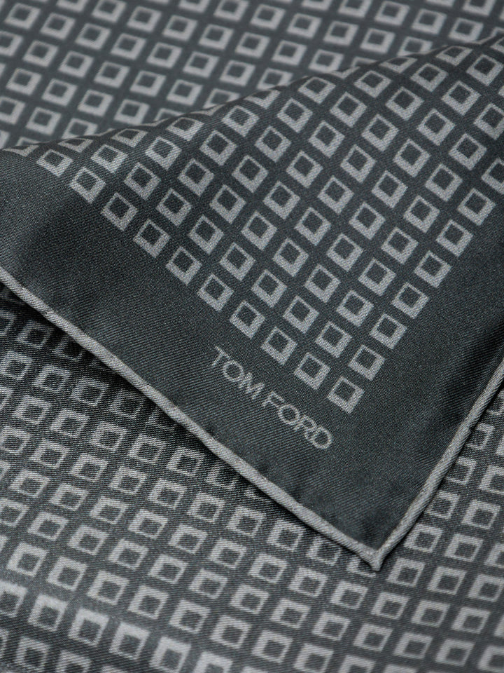 Fazzoletto da Taschino in Seta Verde Tom Ford