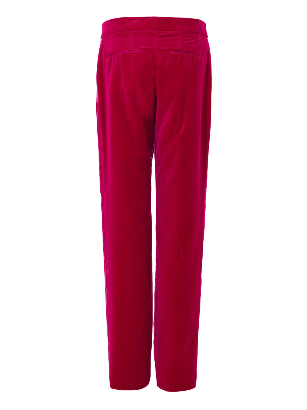 Pantalone Smoking in Ciniglia Fucsia con Banda in Raso Tom Ford
