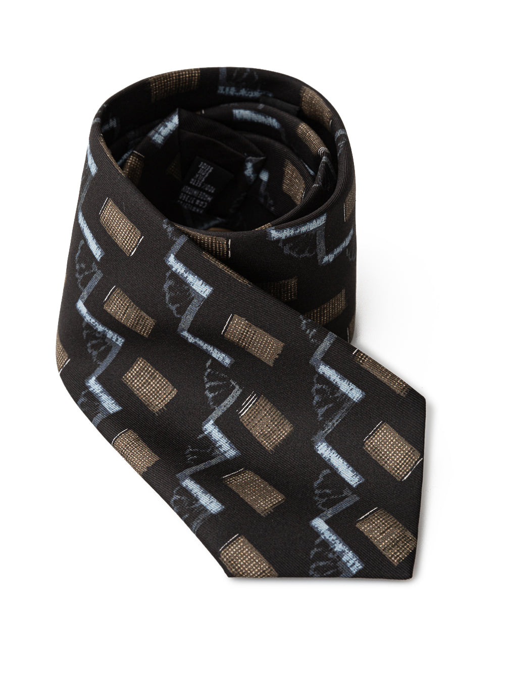 Cravatta nera in seta Giorgio Armani