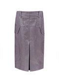 Gonna Lurex in Eco-Pelle Viola Tom Ford