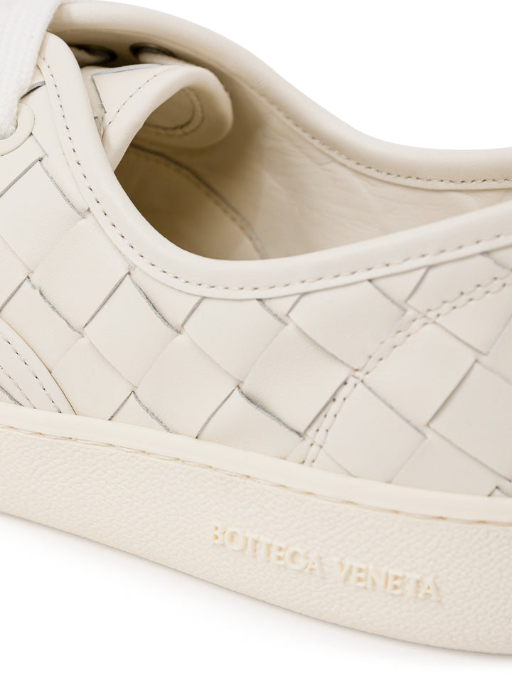 Bottega Veneta Sawyer Woven Leather Sneakers