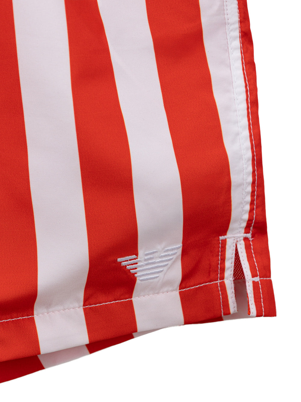 Costume Boxer a Righe Rosse Emporio Armani