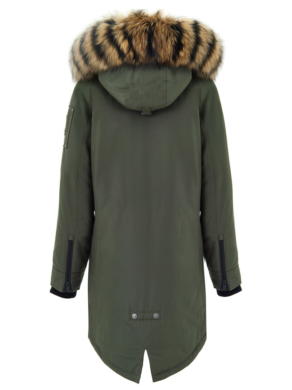 Giubbino Lungo Imbottito in Verde Moose Knuckles