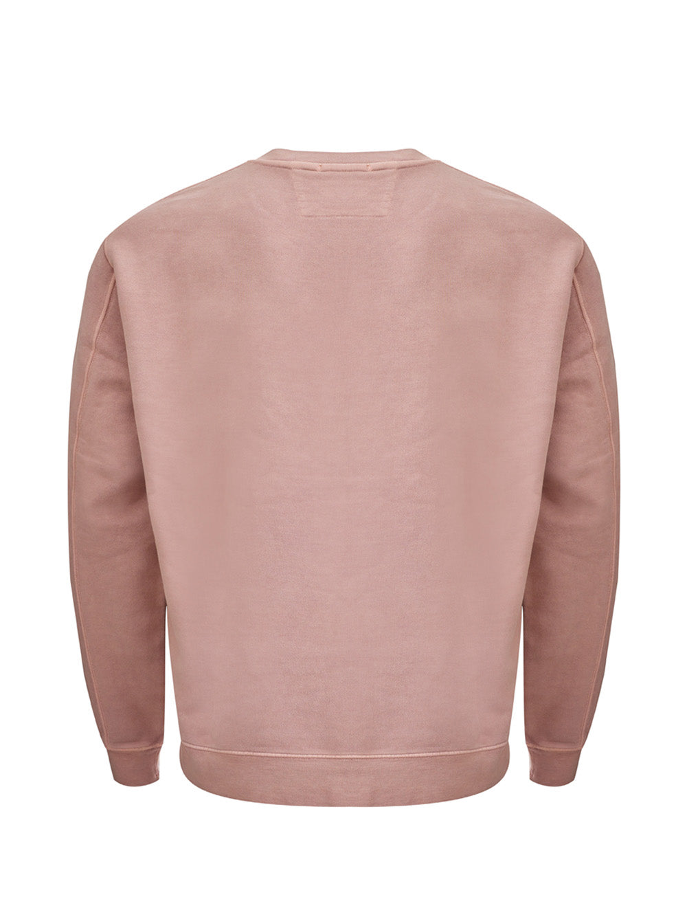 Crewneck sweatshirt with CP Company embroidered logo