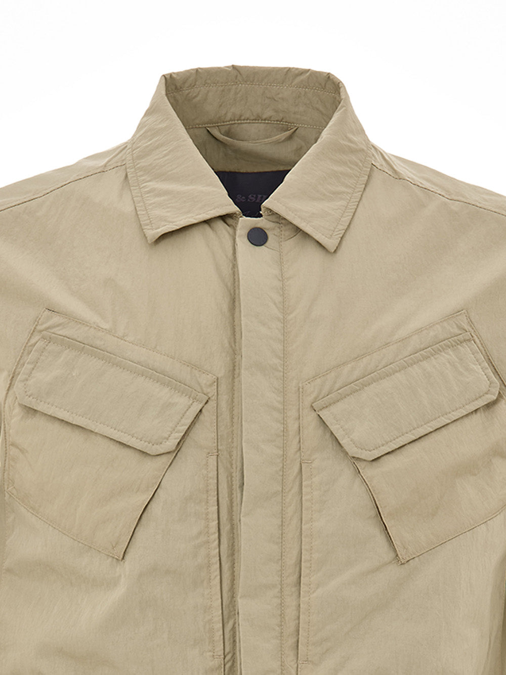 Giubbino Overshirt in Tessuto Tecnico Beige Paul & Shark