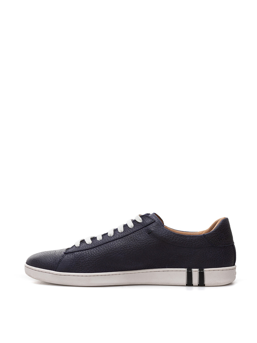 Bally Blue Leather Sneakers