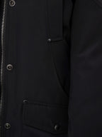 Field Jacket con Cappuccio in Nero Moose Knuckles