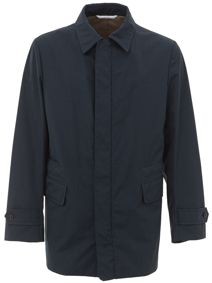 Brioni Blue Technical Fabric Jacket