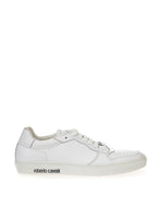 Sneakers Bassa in Pelle Bianca Roberto Cavalli