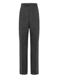 Pantaloni Sartoriali in Lana Grigia Thom Browne