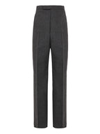 Pantaloni Sartoriali in Lana Grigia Thom Browne