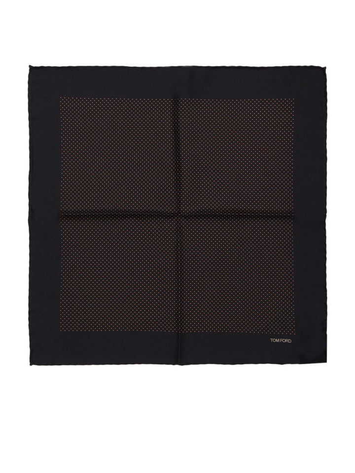 Fazzoletto da Taschino in Seta con Piccoli Pois Tom Ford