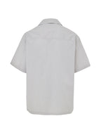 Camicia Maniche Corte a Righe Boxy Fit Jil Sander
