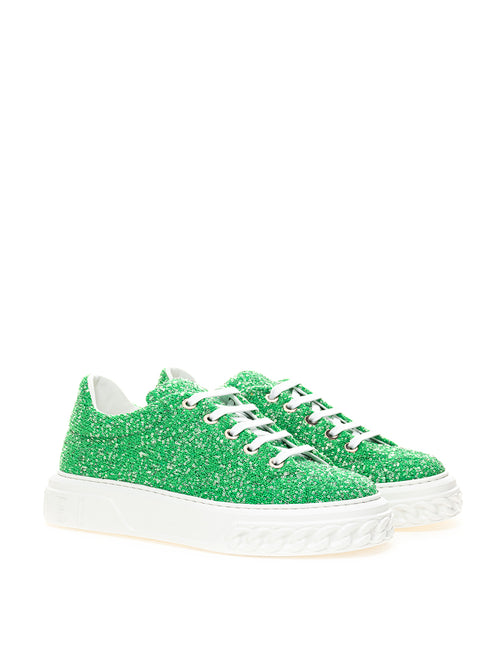 Sneaker Verdi Casadei Off Road Disk