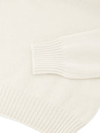 Maglione Dolcevita in Lana Bianco Gran Sasso