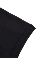 T-shirt Scollo a V in Cotone Nero Dolce & Gabbana