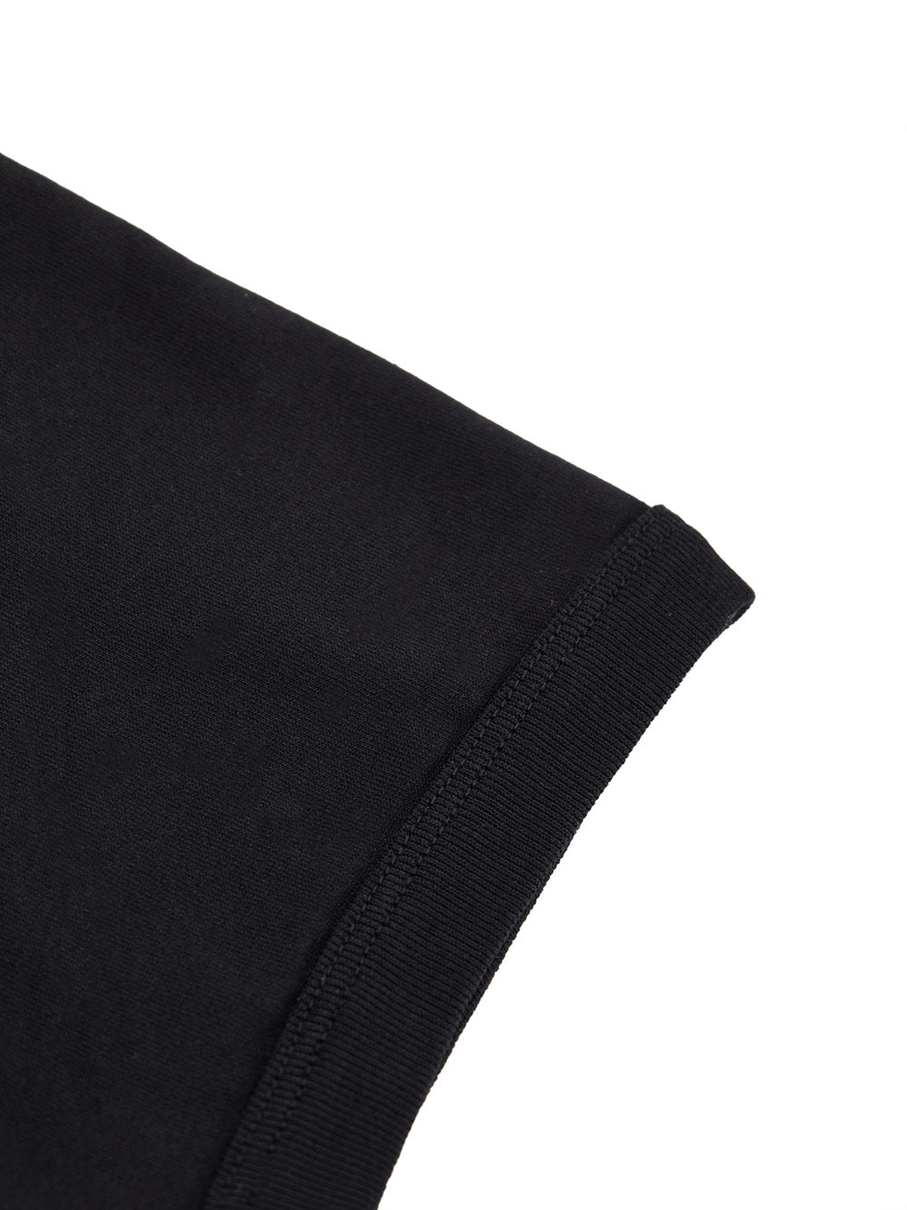 T-shirt Scollo a V in Cotone Nero Dolce & Gabbana