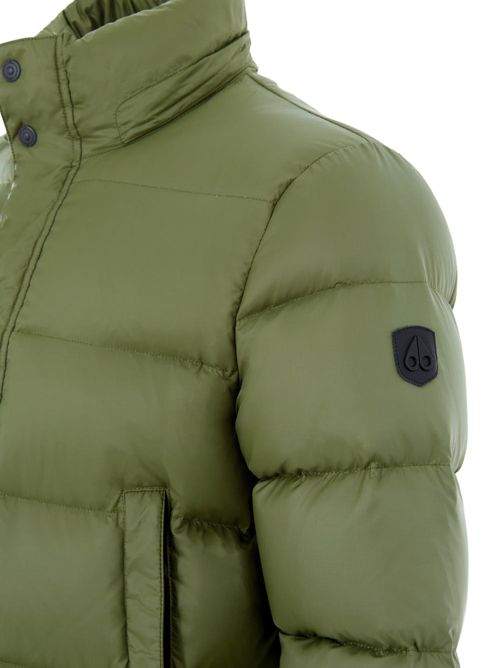 Giubbino Piumino Imbottito in Verde Moose Knuckles