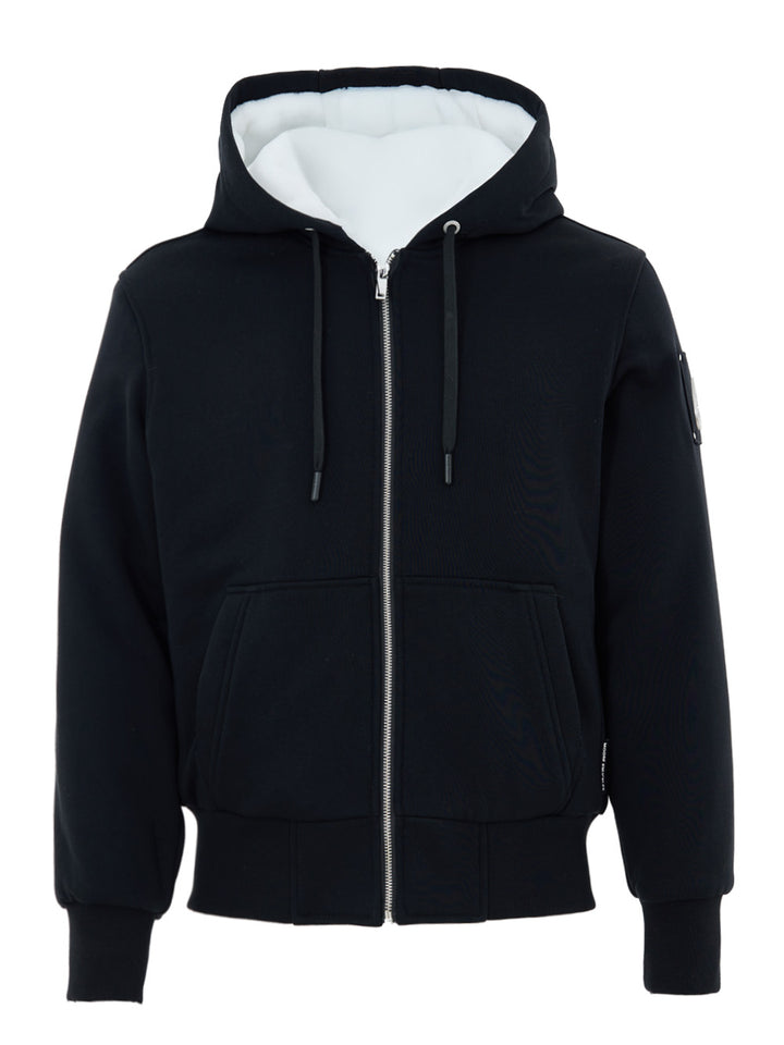 Felpa Imbottita con Cappuccio con Pelliccia Interna Moose Knuckles