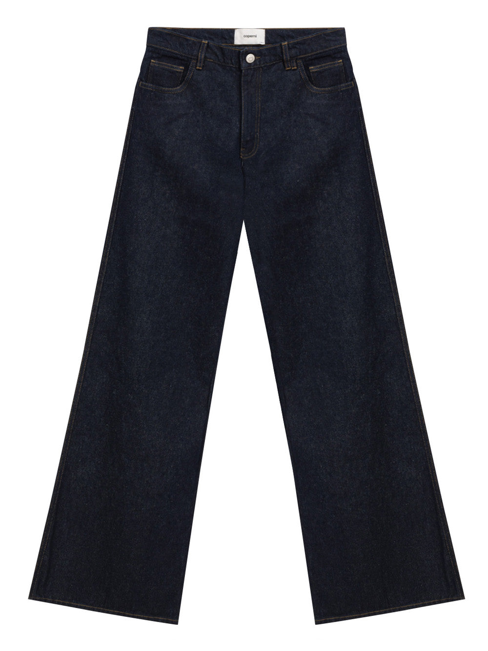Jeans a Vita Alta con Gamba Larga Coperni