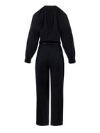 Abito Tuta in Nero con Cintura Gucci