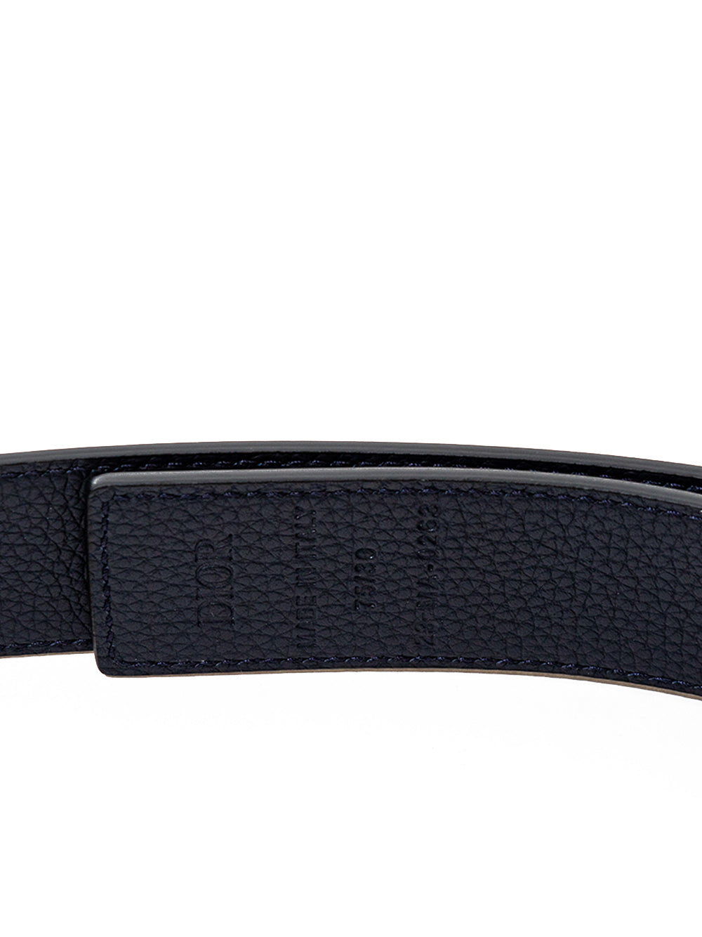 Dior Black Leather Belt