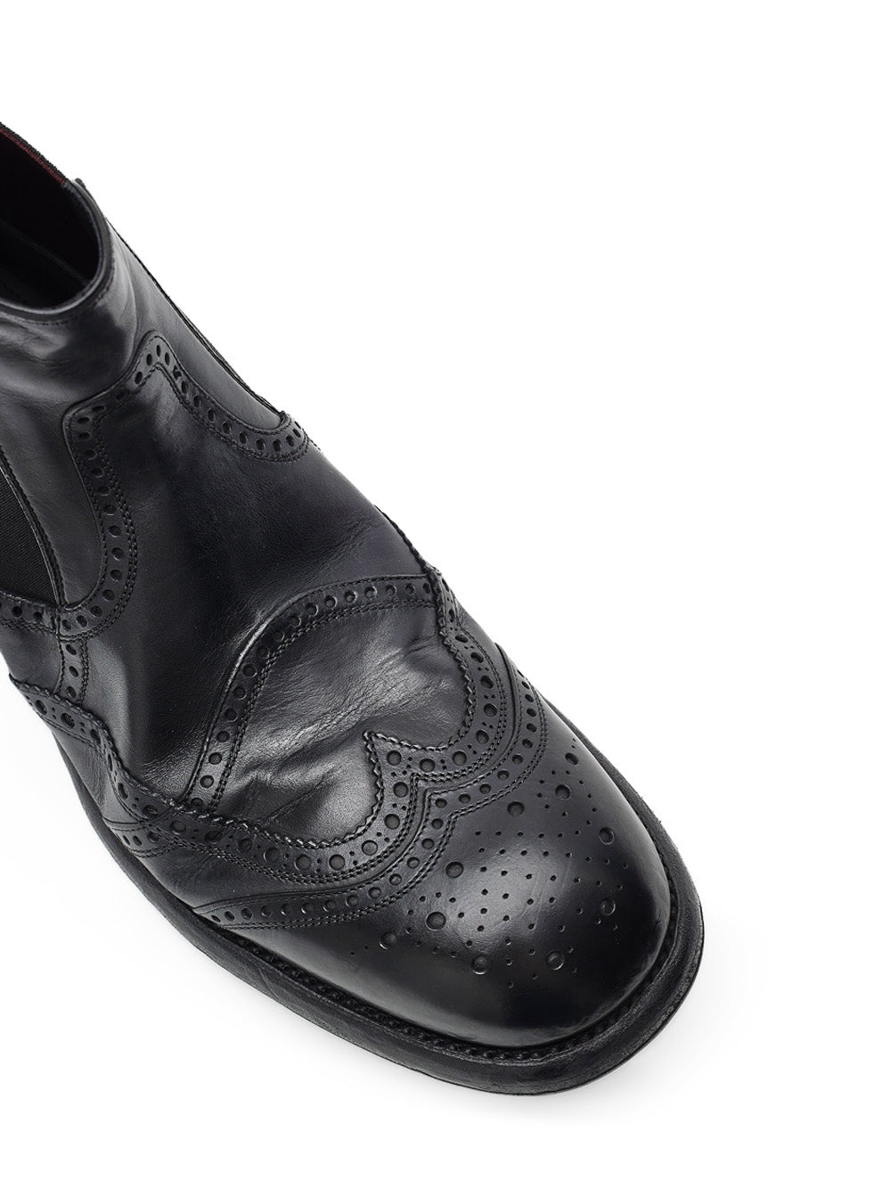 Stivaletto Chelsea Michelangelo in Pelle Nera Dolce & Gabbana