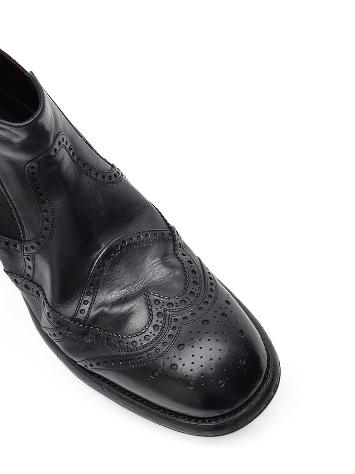 Stivaletto Chelsea Michelangelo in Pelle Nera Dolce & Gabbana